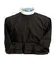 Mens Clerical Shirt - S7571 - Back fastening neckband, Long Sleeve